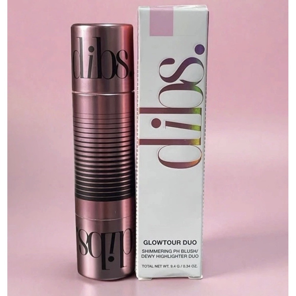 Dibs Glowtour Duo Shimmering Blush/Contour Duo AURA Authentic Full Size. NIB